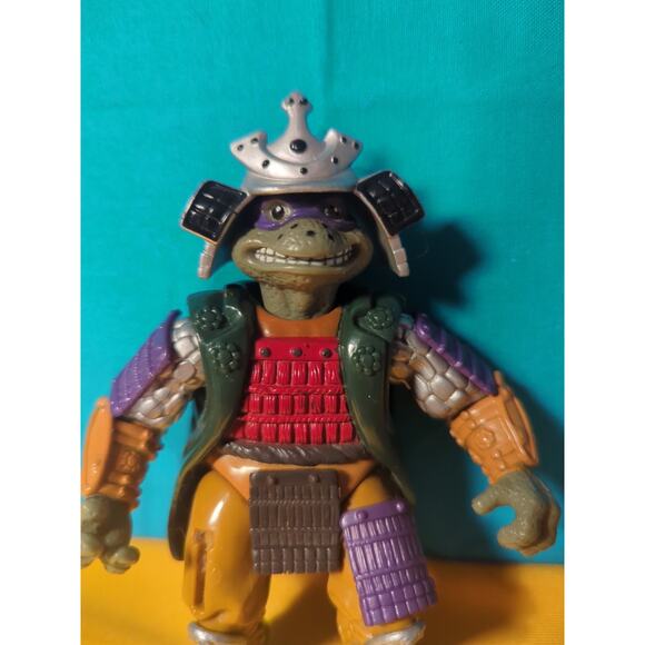 Vintage 1993 TMNT Movie 3 Samurai Donatello Action Figure Ninja Turtles Shogun - Picture 5 of 5